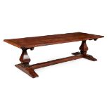 LARGE OAK REFECTORY TABLE MODERN