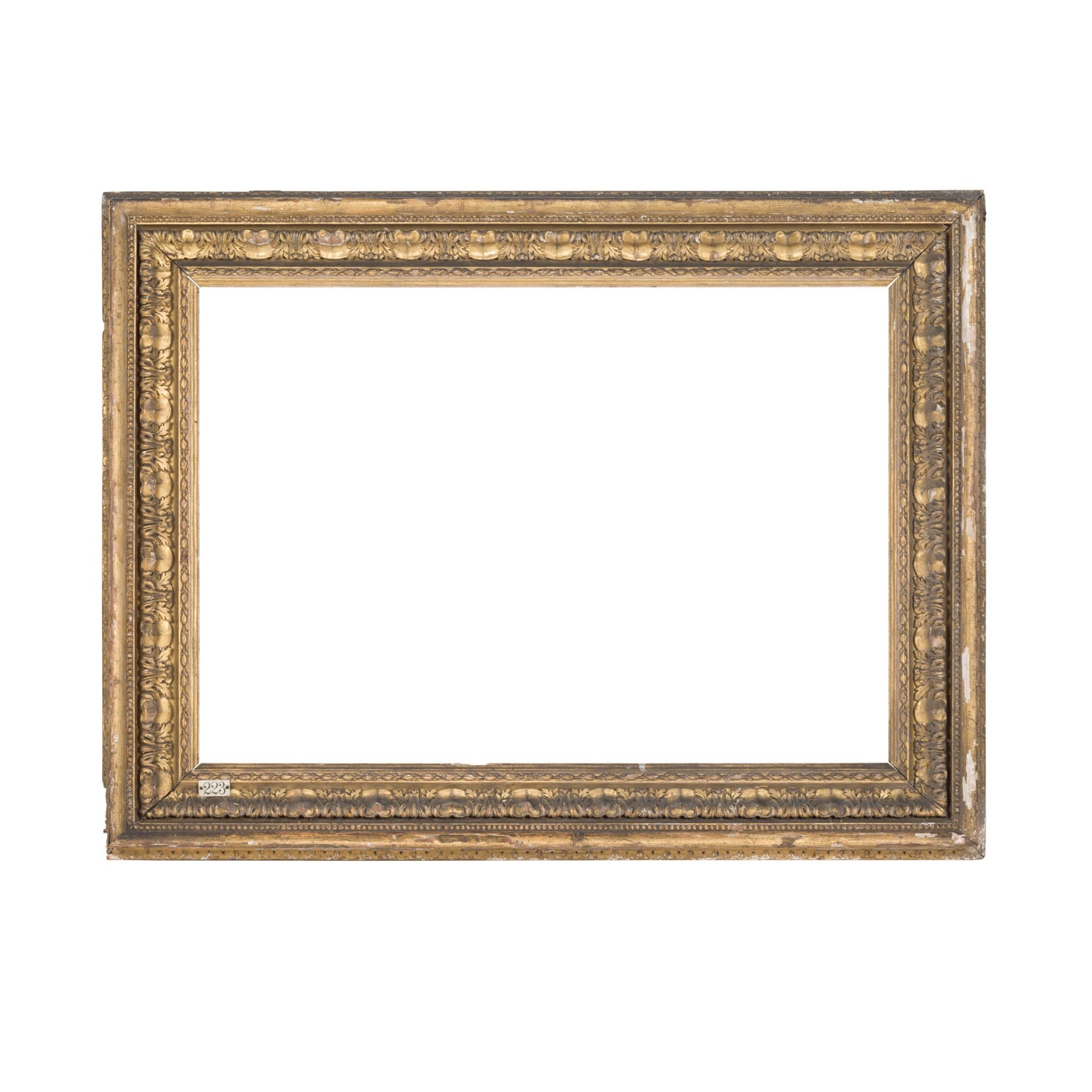 FOUR GILTWOOD AND GESSO PICTURE FRAMES LATE 18TH/ EARLY 19TH CENTURY - Bild 5 aus 6