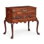 CEYLONESE HARDWOOD CHEST-ON-STAND 18TH/ EARLY 19TH CENTURY