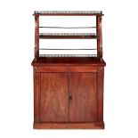 GEORGE IV SCOTTISH MAHOGANY CHIFFONIER EARLY 19TH CENTURY