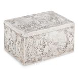 A 19th century Dutch silver box