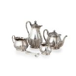 Y A four piece tea service