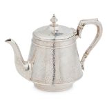 Y A late Victorian teapot