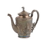 Y An impressive Indian coffee pot