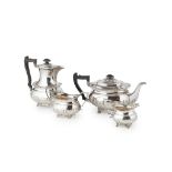 A four piece tea service