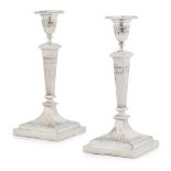 A pair of table candlesticks