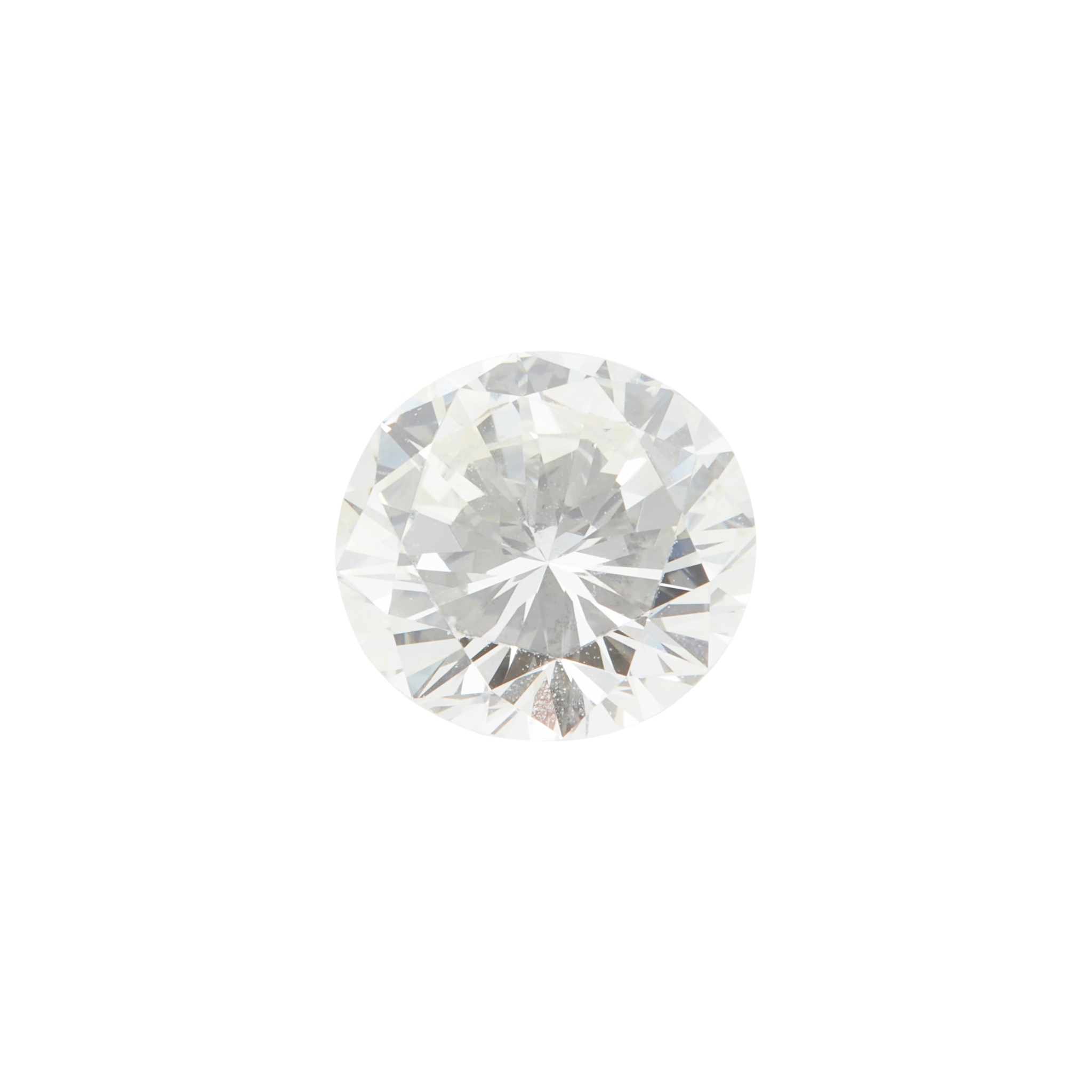 A single loose round brilliant-cut diamond