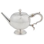 A George II bullet teapot