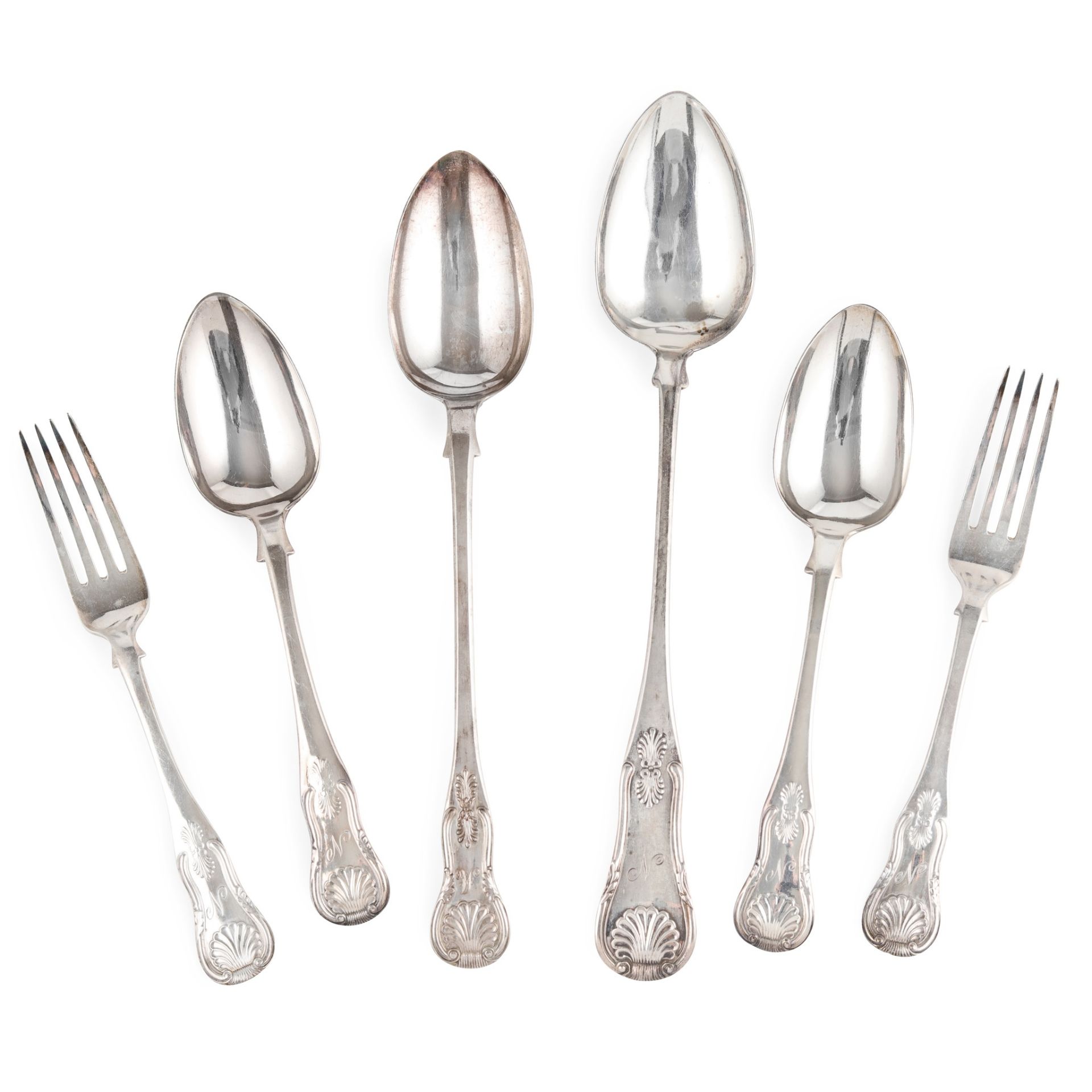 A matched suite of Scottish flatware - Bild 2 aus 4