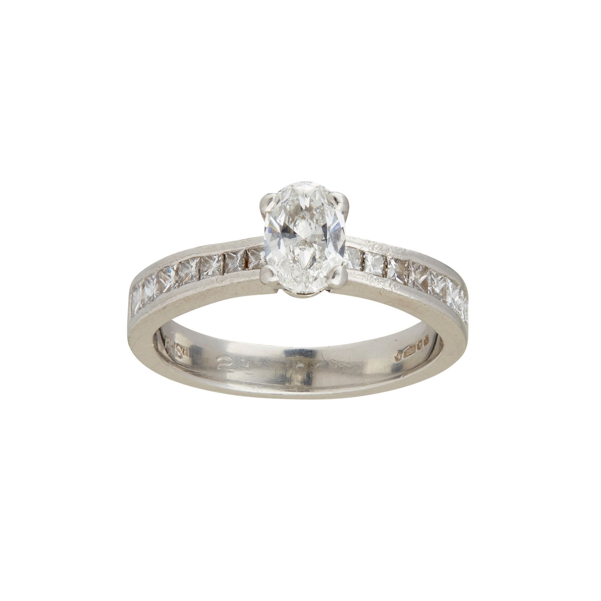 A diamond set ring