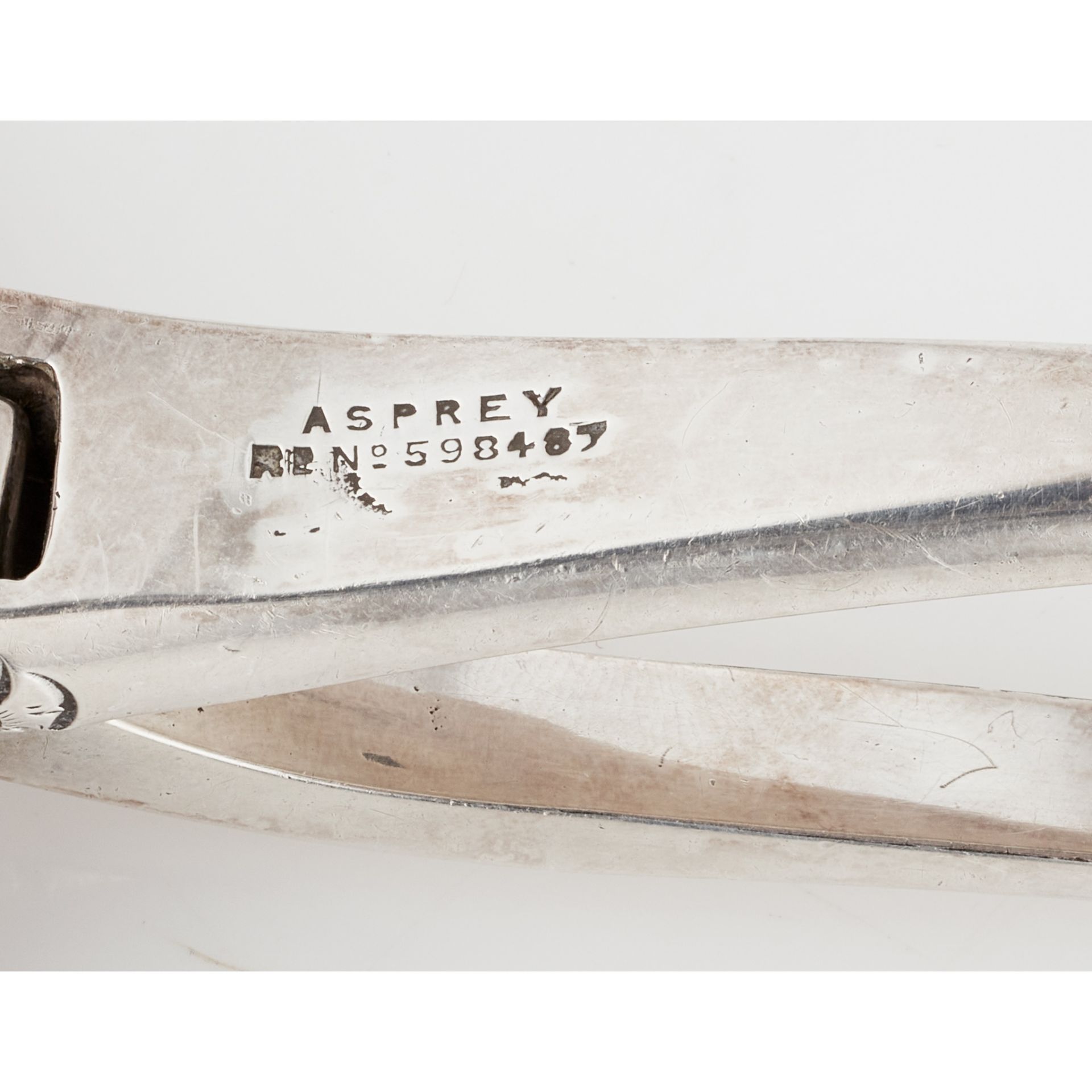 A silver plated nut cracker - Asprey - Bild 2 aus 3