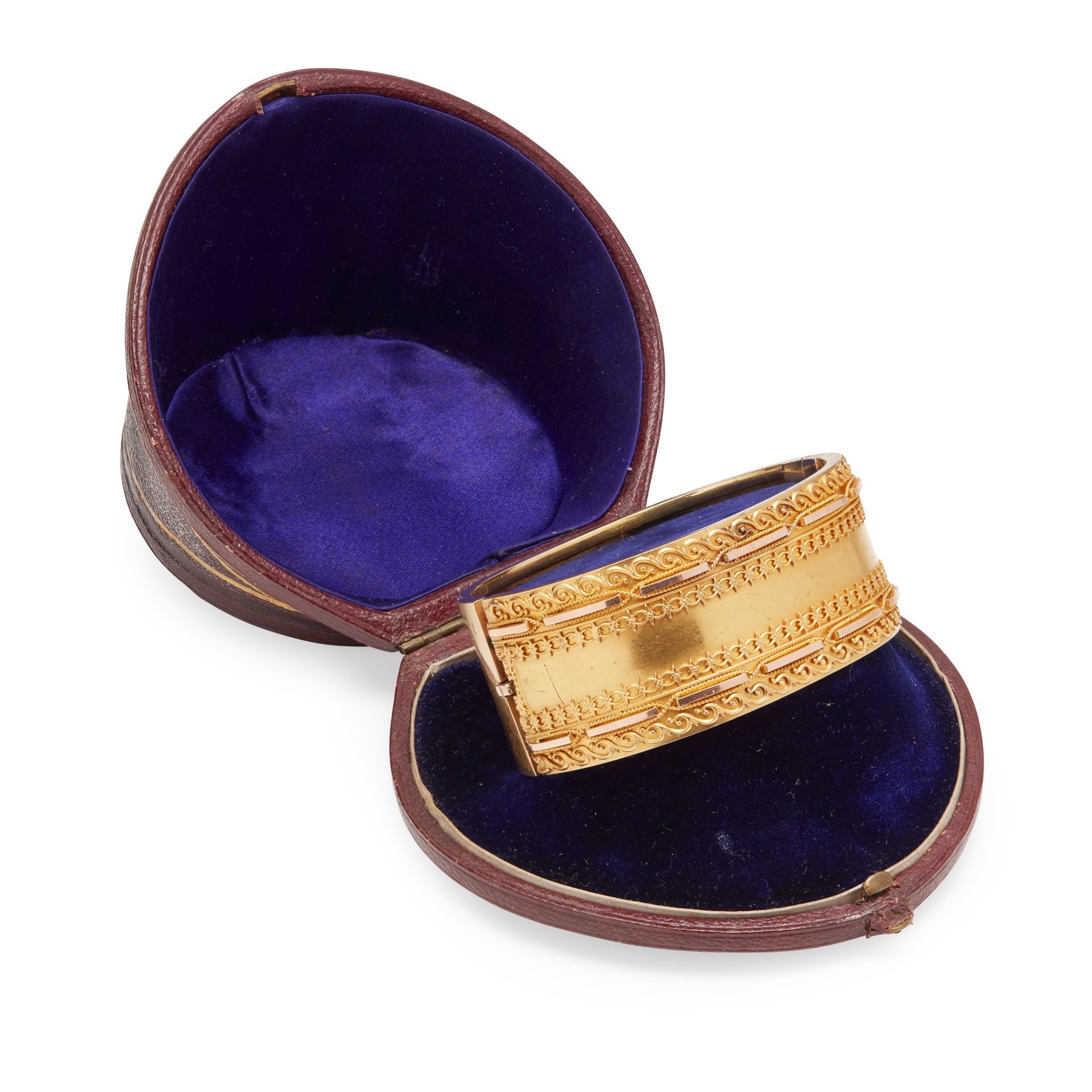 A Victorian hinged bangle