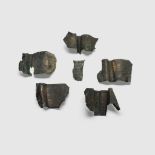 URARTIAN BELT FRAGMENTS URARTU, IRON AGE, C. 7TH CENTURY B.C.