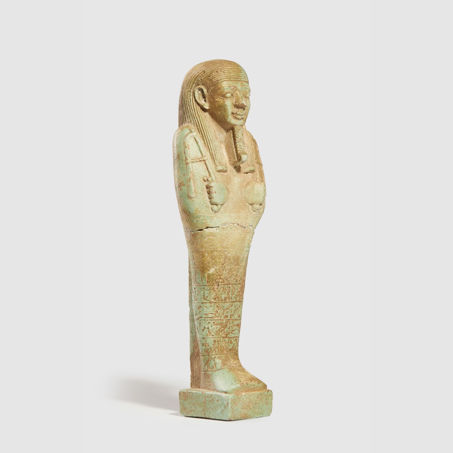 ANCIENT EGYPTIAN SHABTI EGYPT, LATE PERIOD, 664 - 332 B.C.
