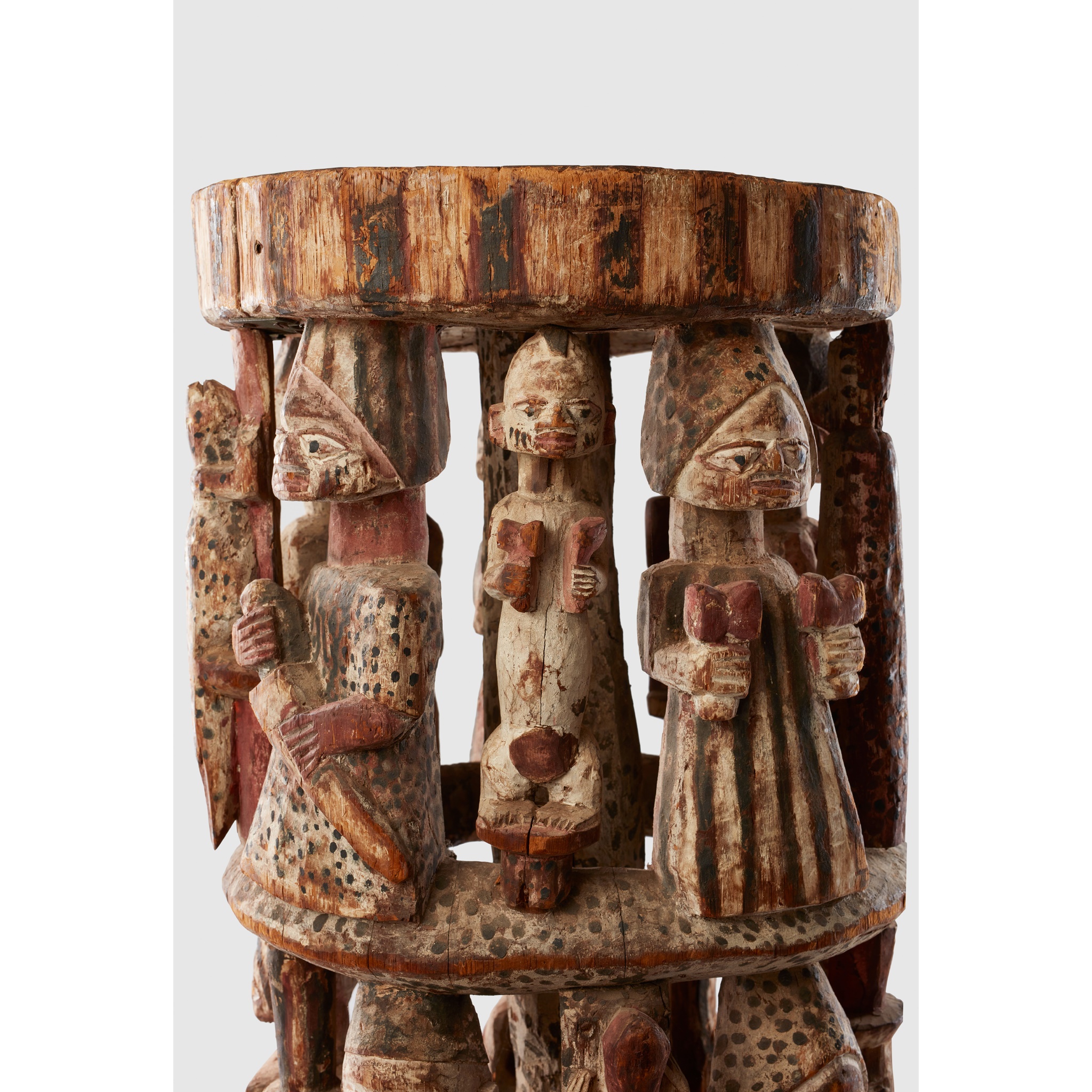 YORUBA STOOL NIGERIA - Image 2 of 3