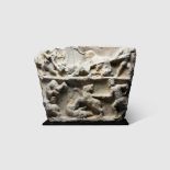 EXTREMELY LARGE ROMAN GLADITORIAL RELIEF EUROPE, MID SECOND CENTURY A.D.