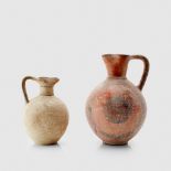 PAIR OF CYPRIOT VESSELS CYPRUS, IRON AGE, C. 700 B.C.