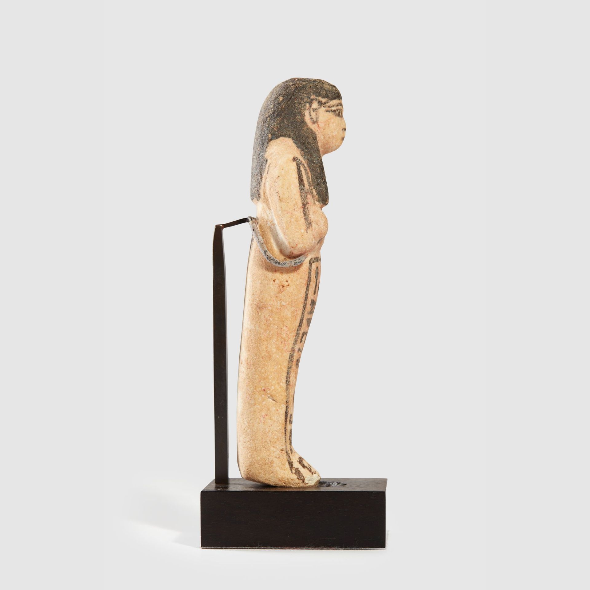 SHABTI FOR NE-HEMT WA-AYT EGYPT, NEW KINGDOM, 19TH DYNASTY, 1292-1187 B.C. - Image 2 of 2