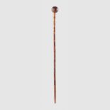 JAMES AUGUSTUS GRANT'S WALKING STAFF EASTERN AFRICA, MID 19TH CENTURY