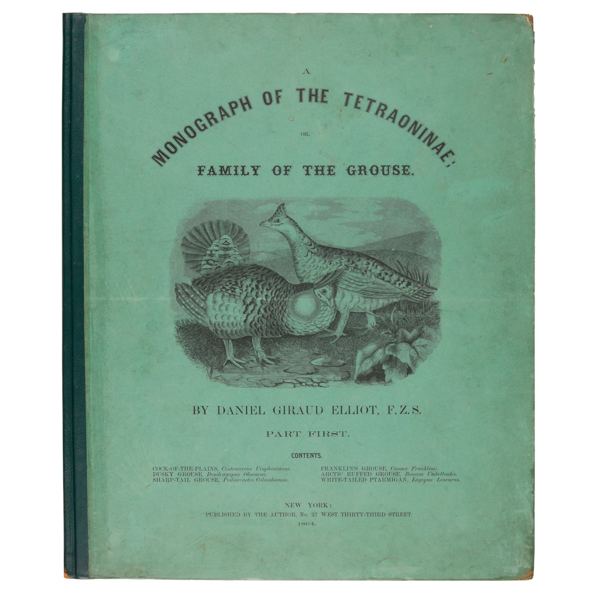 Elliot, Daniel Giraud A Monograph of the Tetraoninae, or Family of the Grouse - Bild 4 aus 5