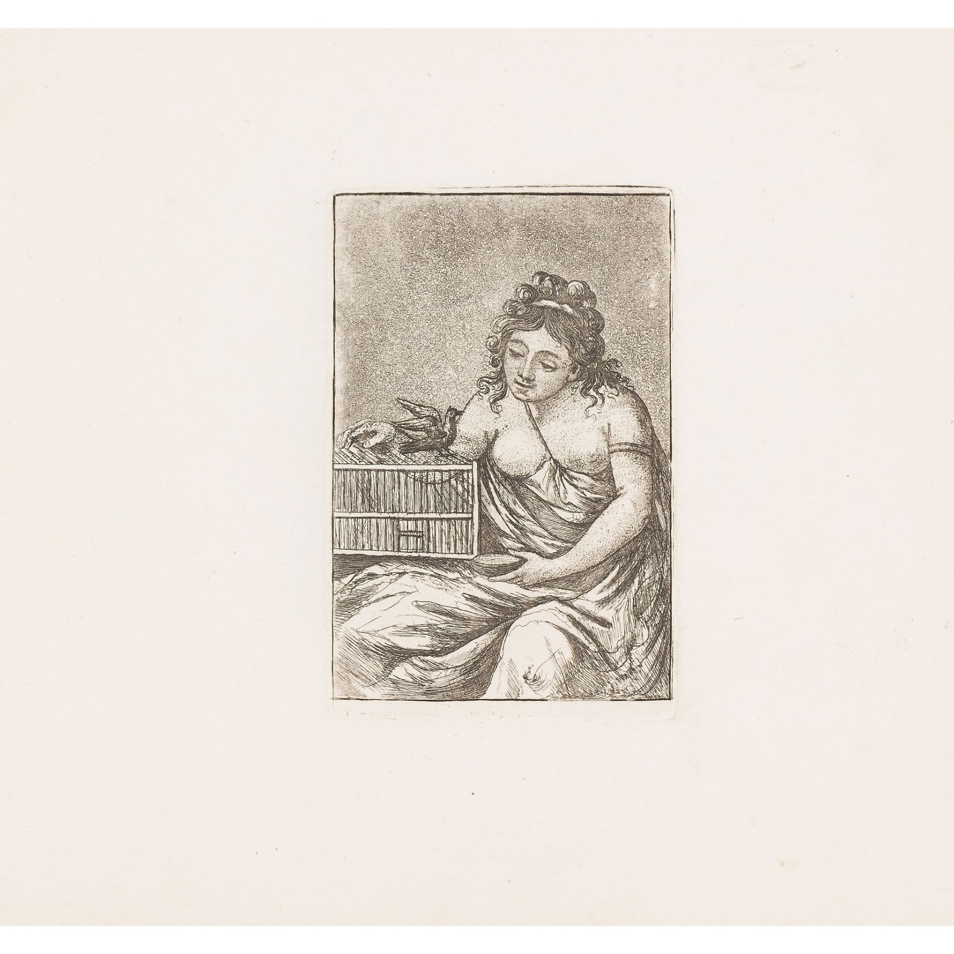 Original Etchings from Antient and Modern Masters Della Bella, Bega, Claude & Hollar, Peter de - Image 3 of 6