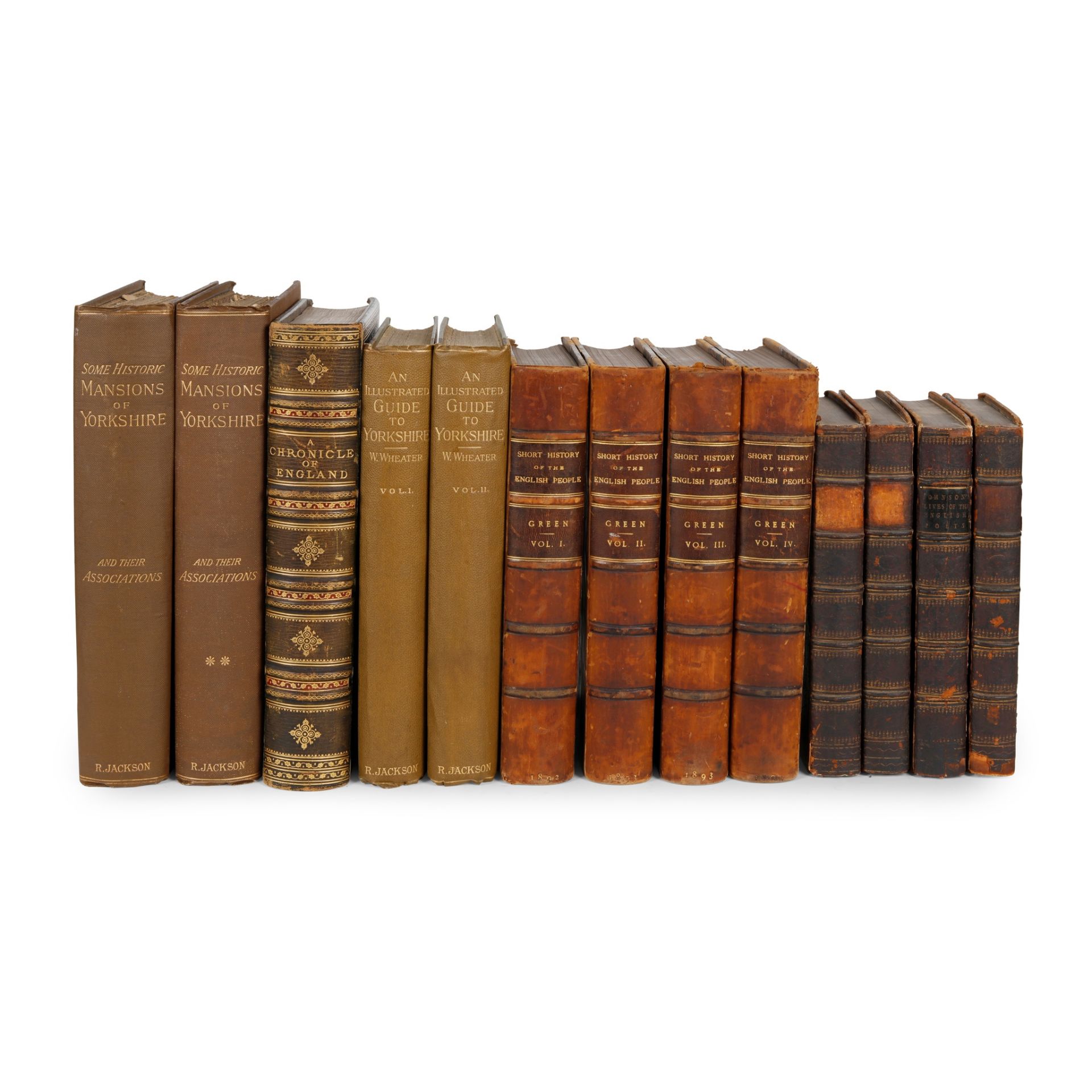 A collection of books 13 bindings