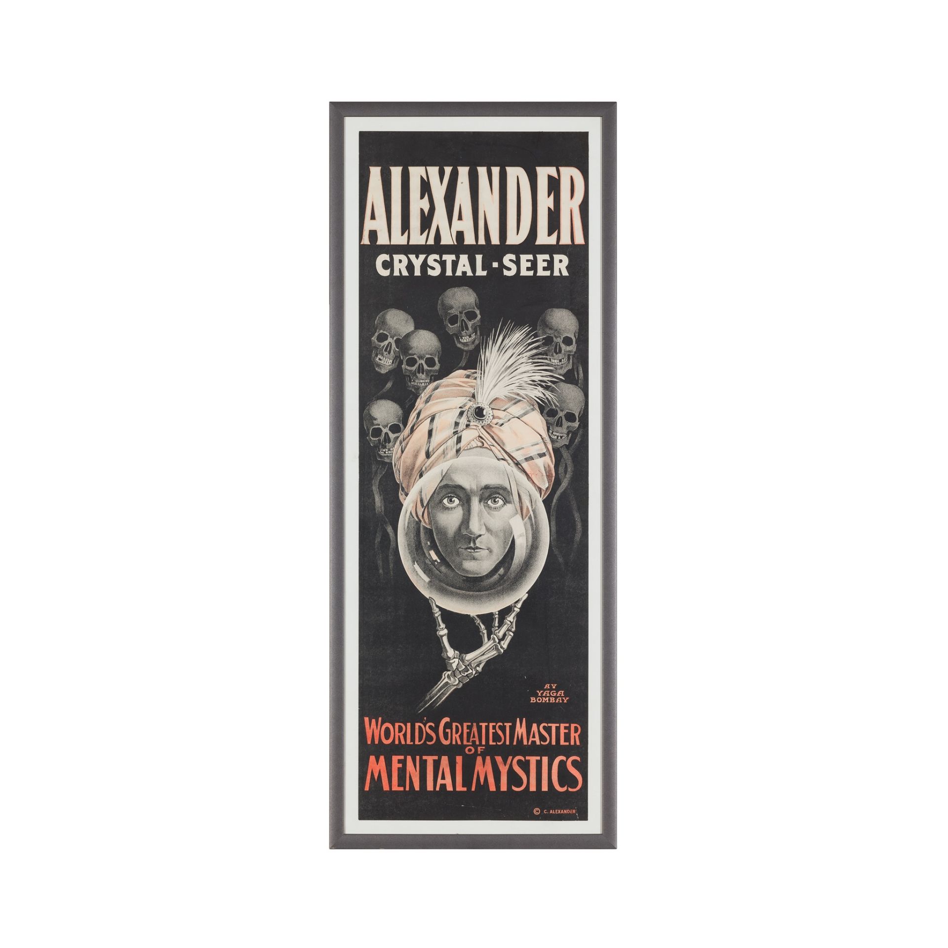 Posters - Alexander Crystal-Seer [Claude Alexander Conlin (1880 - 1954)] World's Greatest Master of - Bild 2 aus 2