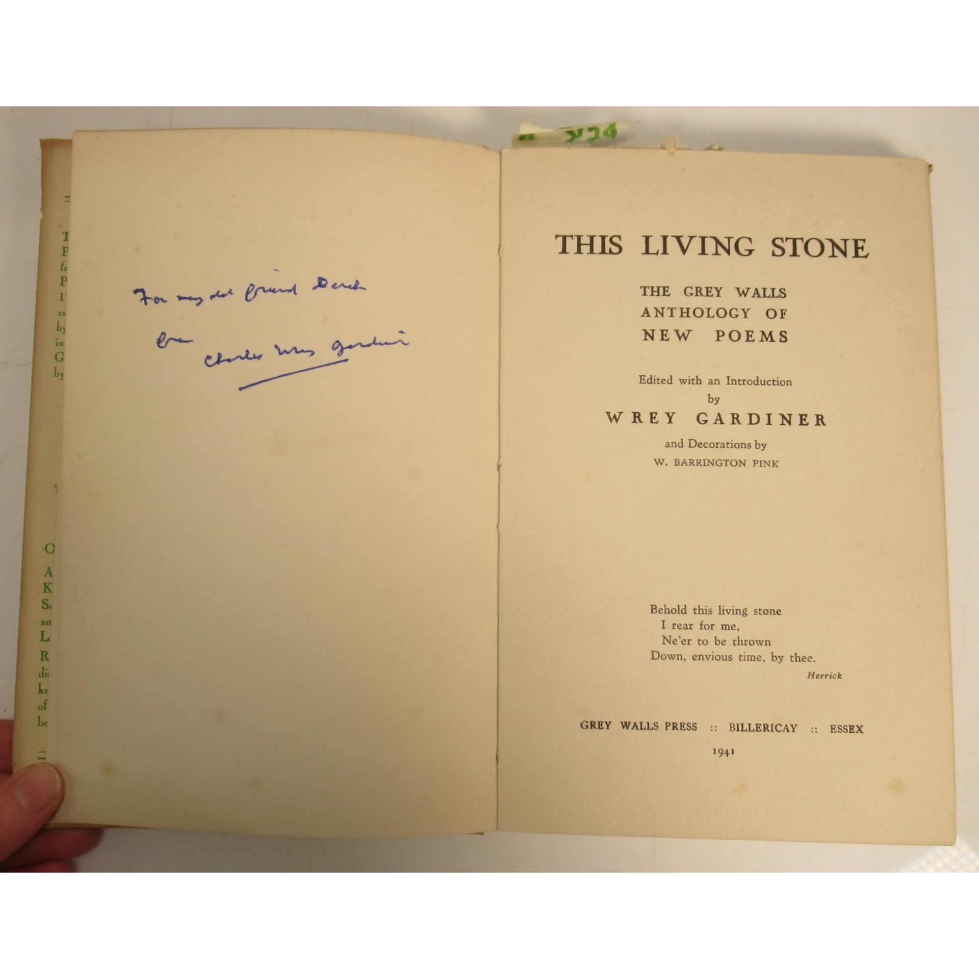 Stanford, Derek - Muriel Spark 98 works from Stanford's library, including those inscribed by - Bild 6 aus 11