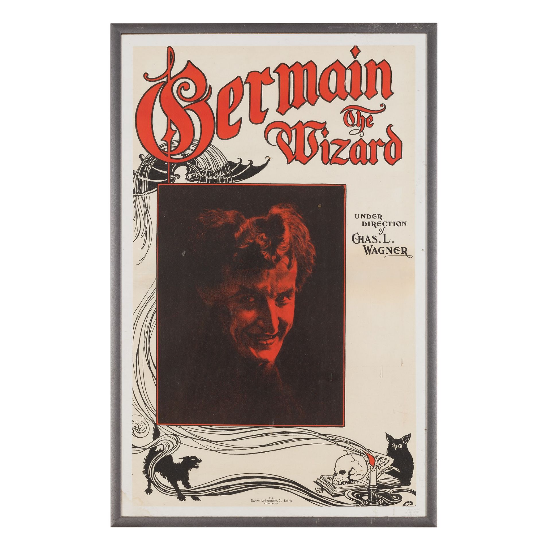 Poster. Germain, Karl (Charles Mattmueller, Jr. 1878-1959) Germain the Wizard. Under Direction of