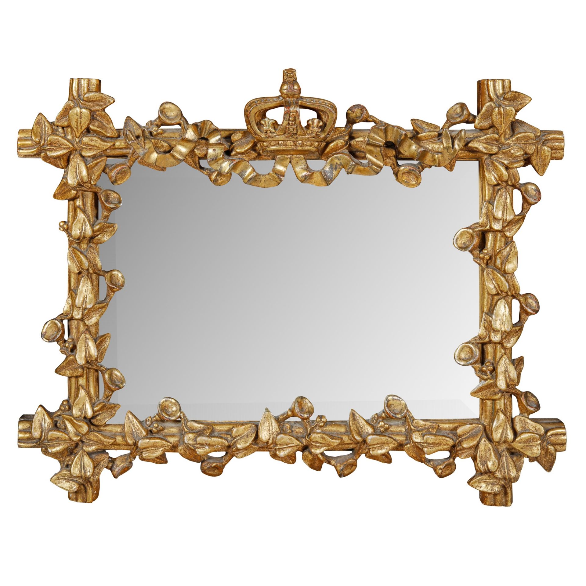 GILT WOOD MIRROR 19TH CENTURY