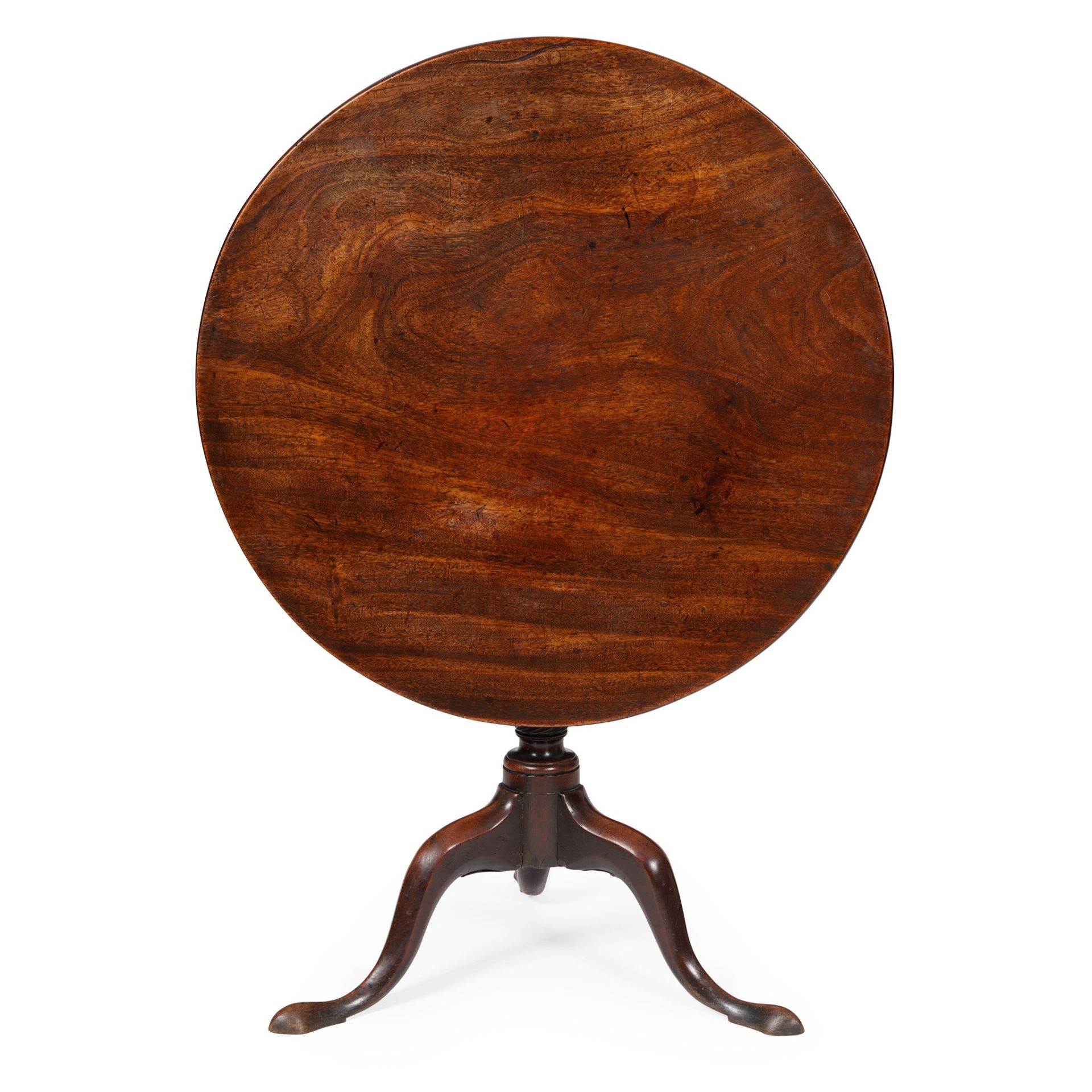 GEORGE III MAHOGANY TRIPOD TABLE LATE 18TH CENTURY - Image 2 of 2