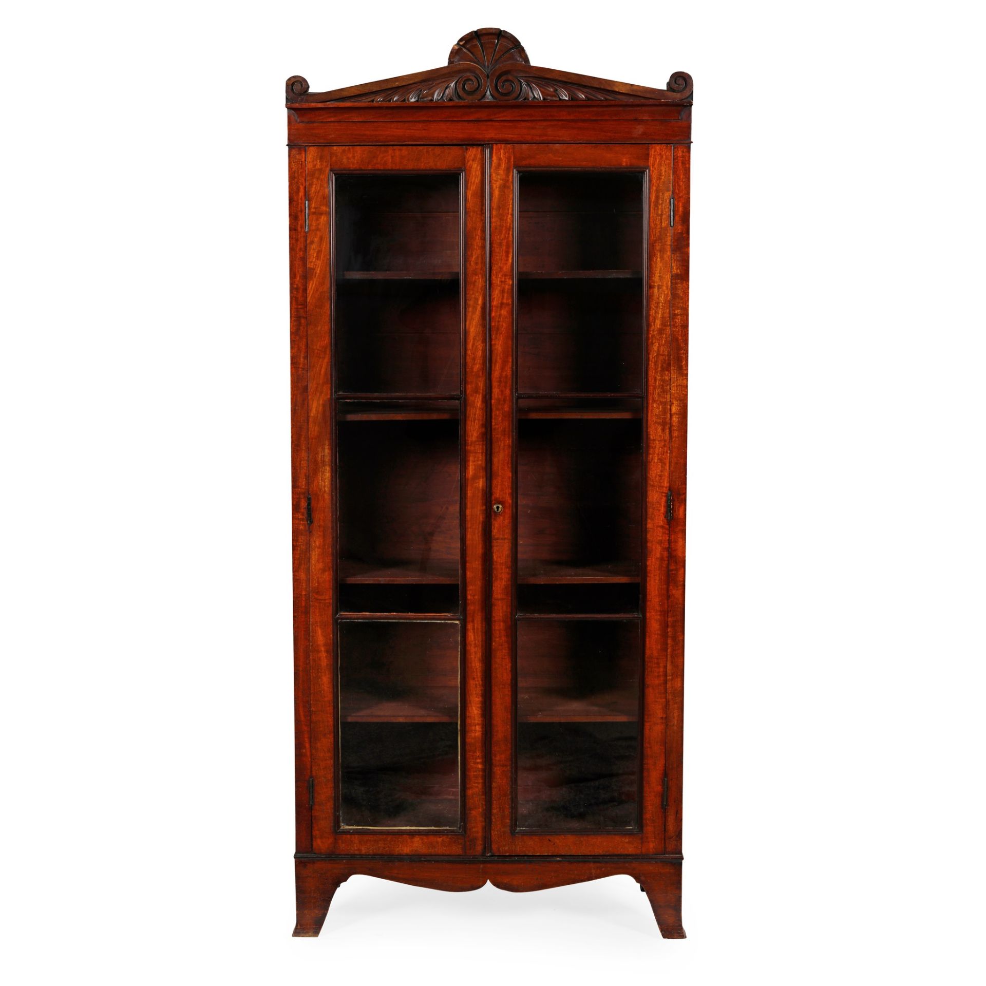 LATE REGENCY MAHOGANY BOOKCASE EARLY 19TH CENTURY