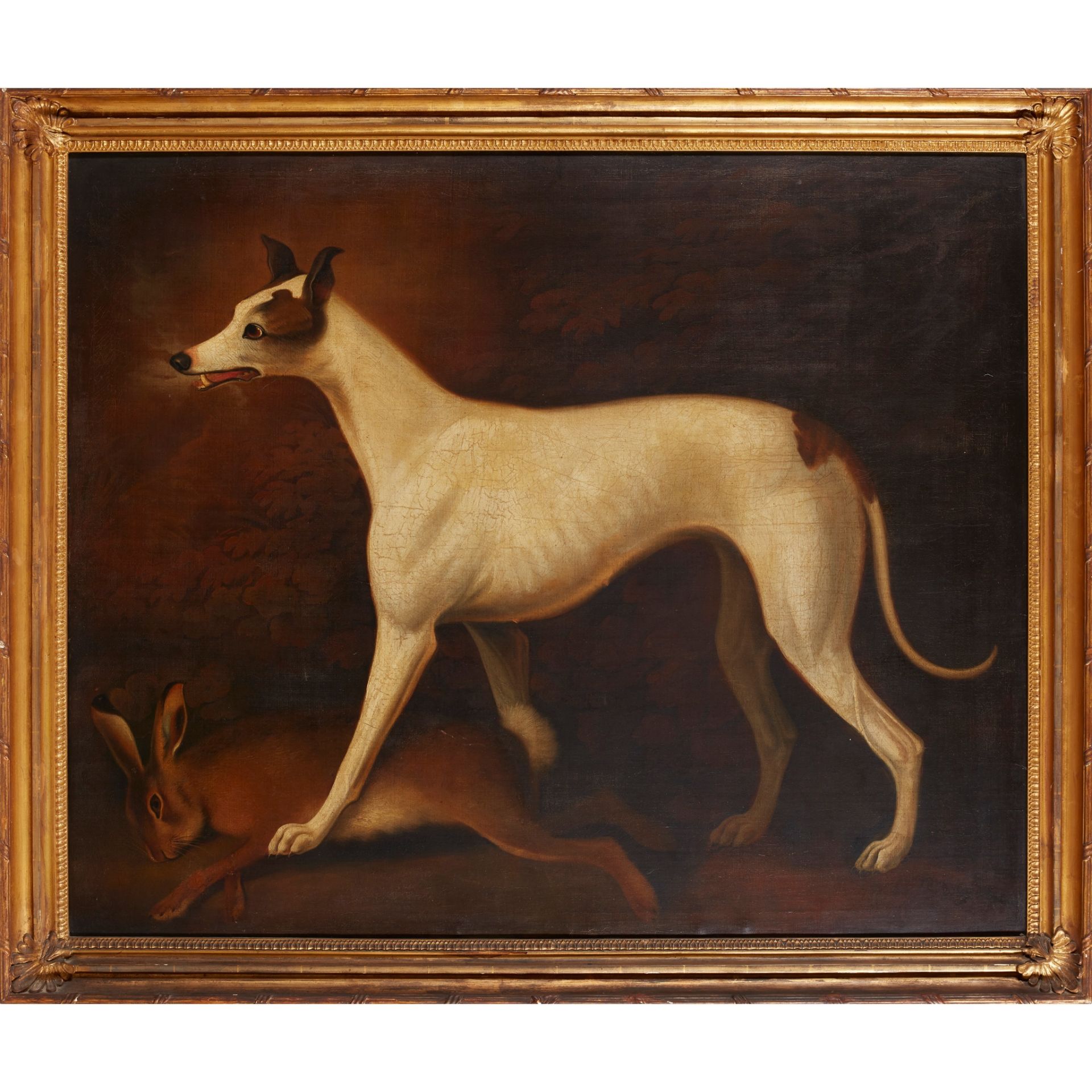 FOLLOWER OF SAWREY GILPIN STUDY OF A GREYHOUND WITH A HARE - Image 2 of 2