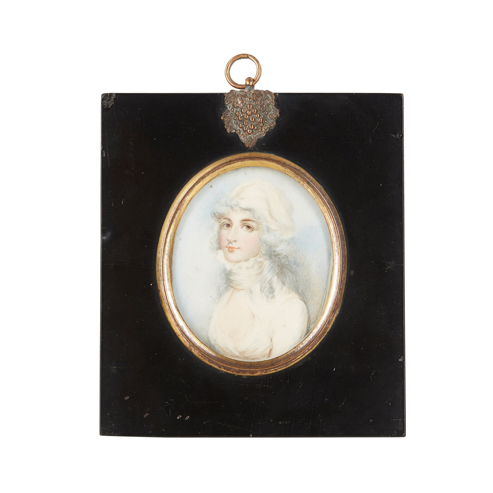 Y 18TH/19TH CENTURY ENGLISH SCHOOL GROUP OF SIX MINIATURES OF LADIES - Image 6 of 6