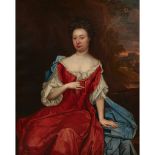ATTRIBUTED TO SIR JOHN MEDINA THREE QUARTER LENGTH PORTRAIT OF LADY MARGARET HOPE - 1694