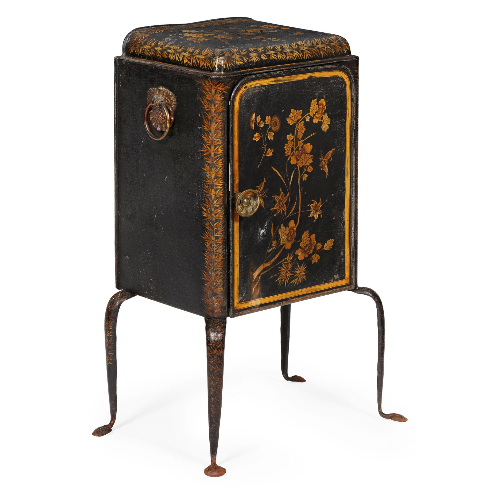 CHINOISERIE PAINTED TOLE FIREGUARD LATE 19TH CENTURY - Image 2 of 2