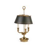 FRENCH GILT BRASS BOUILLOTTE LAMP 19TH CENTURY