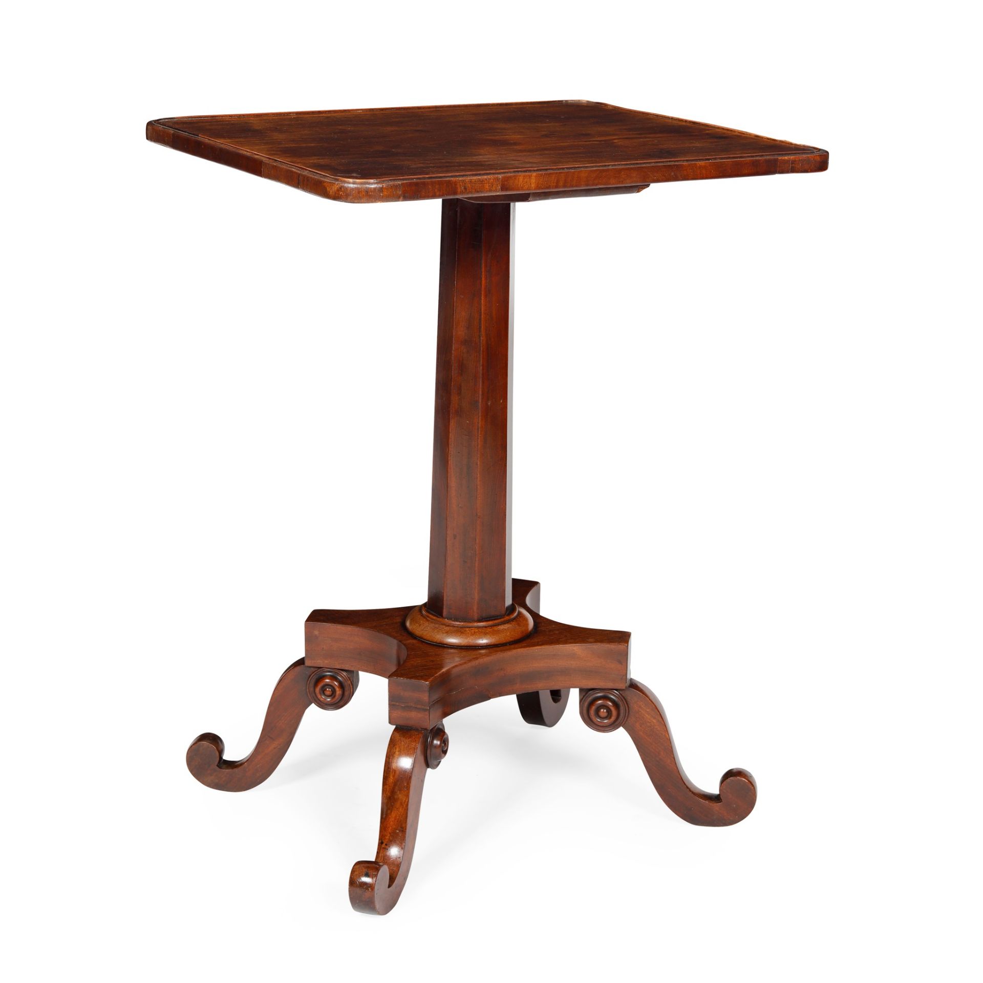 REGENCY MAHOGANY OCCASIONAL TABLE EARLY 19TH CENTURY