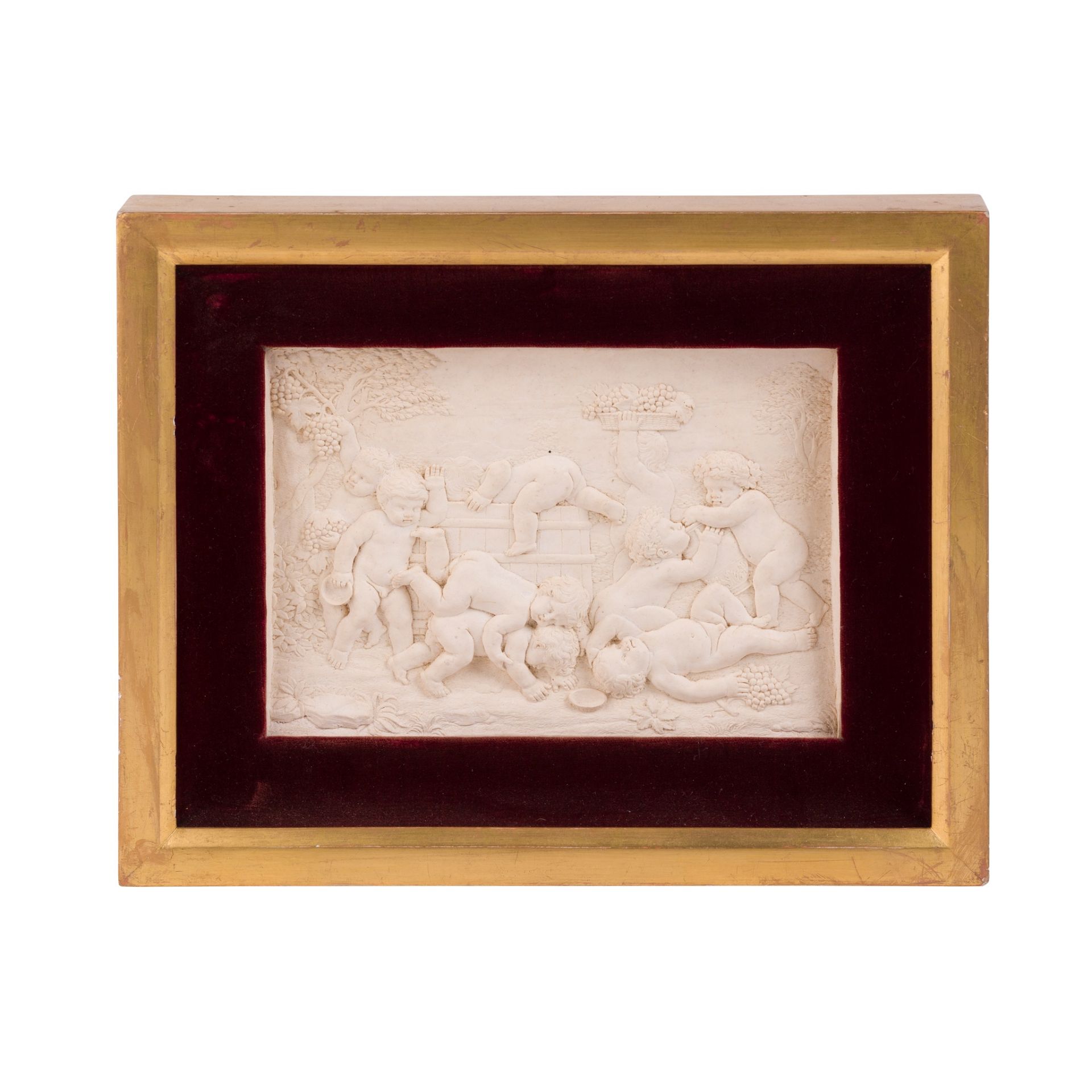 FIVE FRAMED PLASTER RELIEF PLAQUES - Bild 5 aus 6