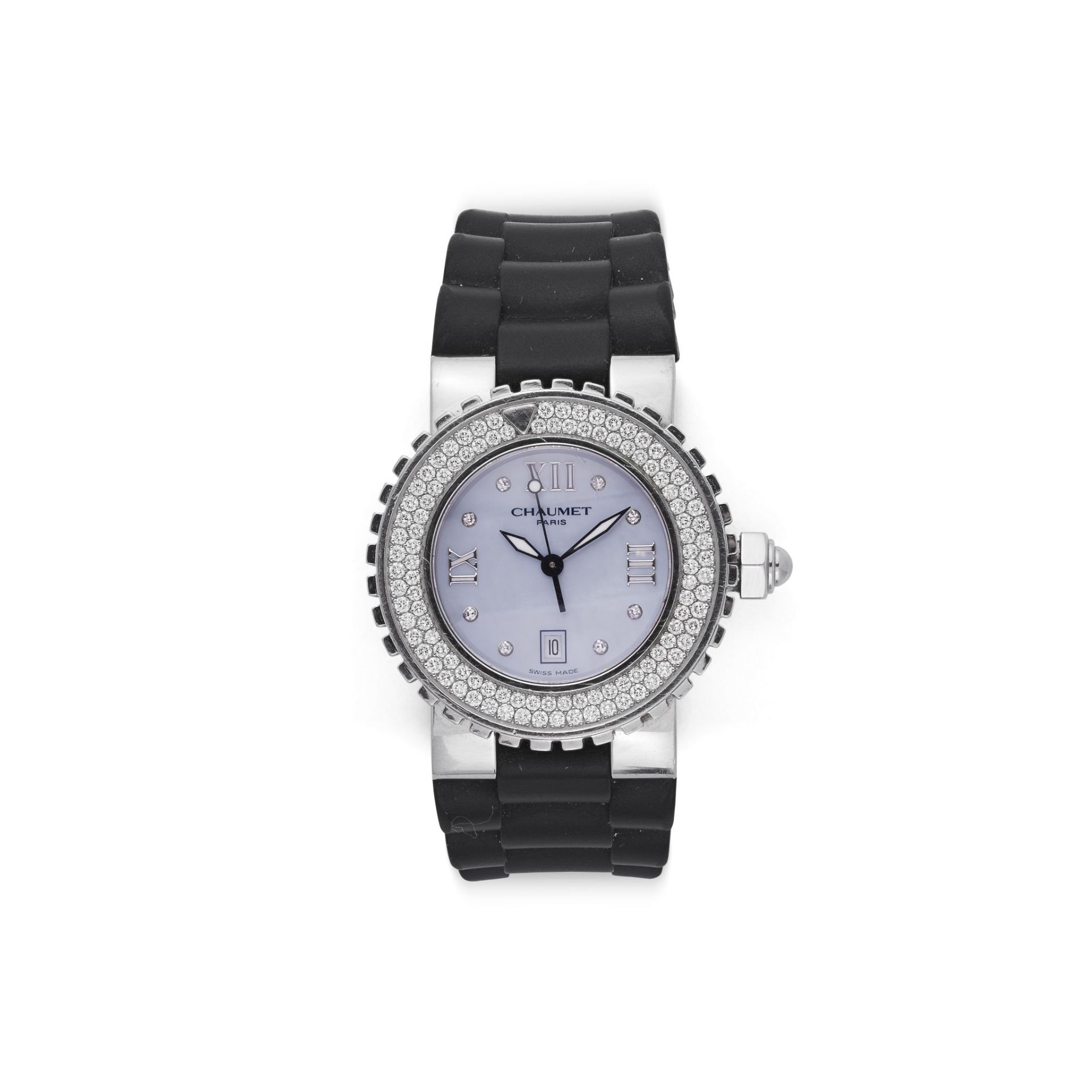 A DIAMOND-SET 'CLASS ONE' WRISTWATCH, BY CHAUMET