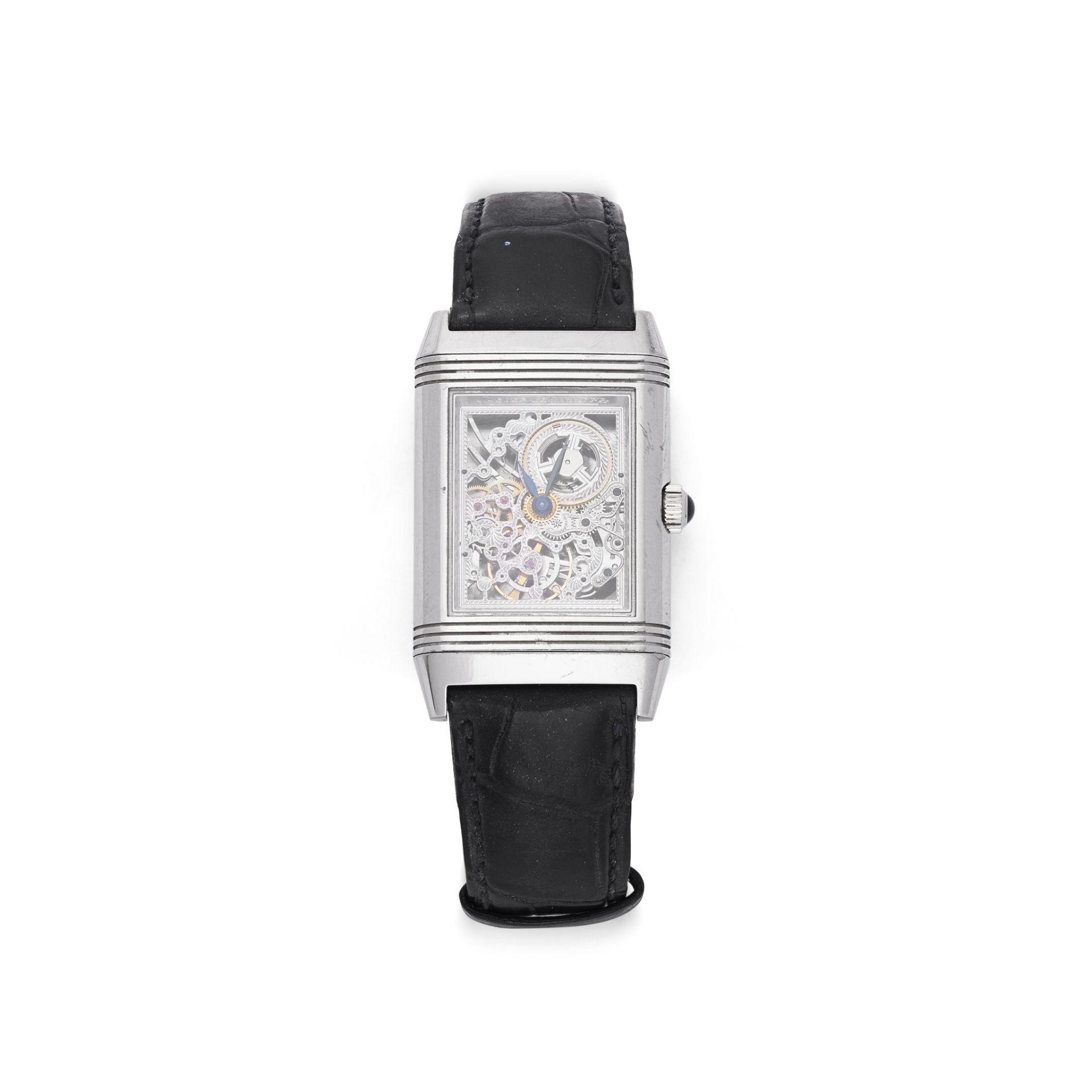 A PLATINUM 'REVERSO' WRISTWATCH, BY JAEGER-LECOULTRE