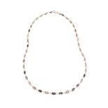 A SPINEL NECKLACE