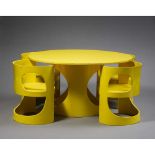 Arne Jacobsen (Danish 1902-1971) for Asko Oy 'Pre Pop' Dining Set, circa 1969