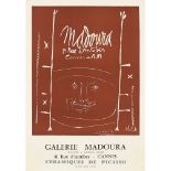 Pablo Picasso (Spanish 1881-1973) (after) Galerie Madoura, Cannes, 1961