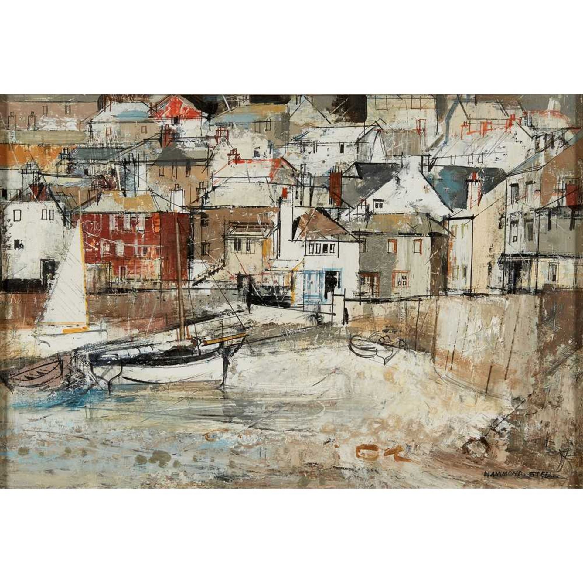 § George Hammond Steel (British 1900-1960) The Slipway, St Ives