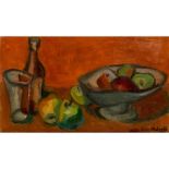 § John Melville (British 1902-1986) Still Life with Bowl of Fruit, 1955