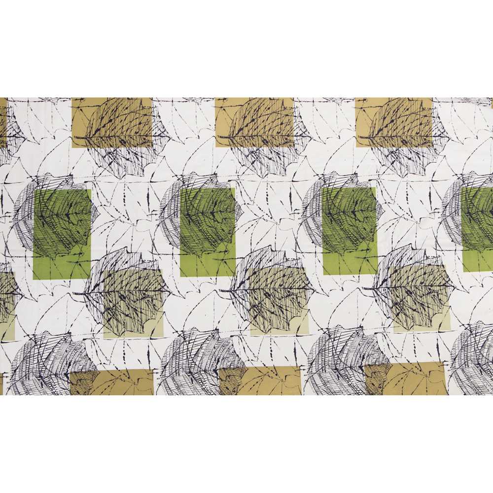 § Lucienne Day O.B.E. R.D.I. F.C.S.D. (British 1917-2010) for Heals Pair of 'Linden' Curtains, - Image 2 of 2