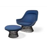Warren Platner (American 1919-2006) for Knoll Lounge Chair and Ottoman