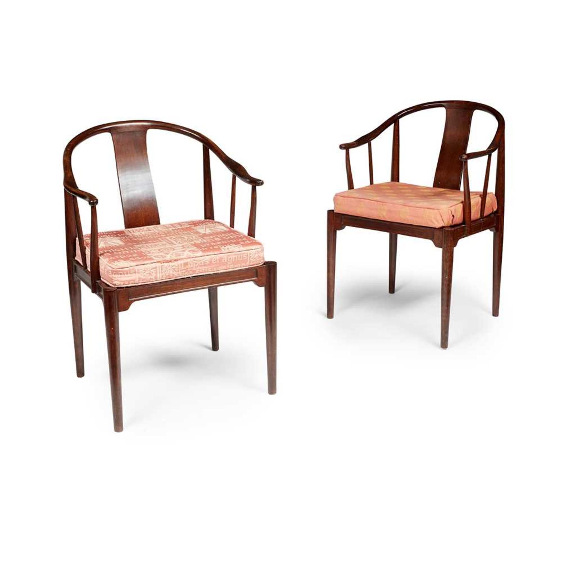 Hans Wegner (Danish 1914-2007) Pair of Chinese Chairs, designed 1944 - Image 2 of 2
