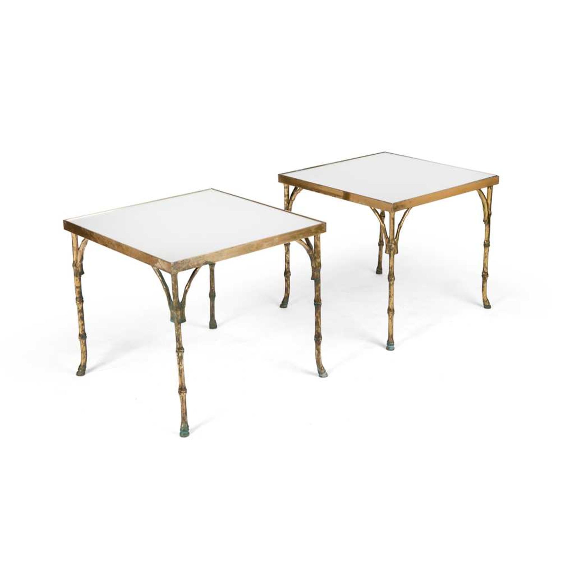 Attributed to Maison Baguès Pair of Side Tables, c.1940-60